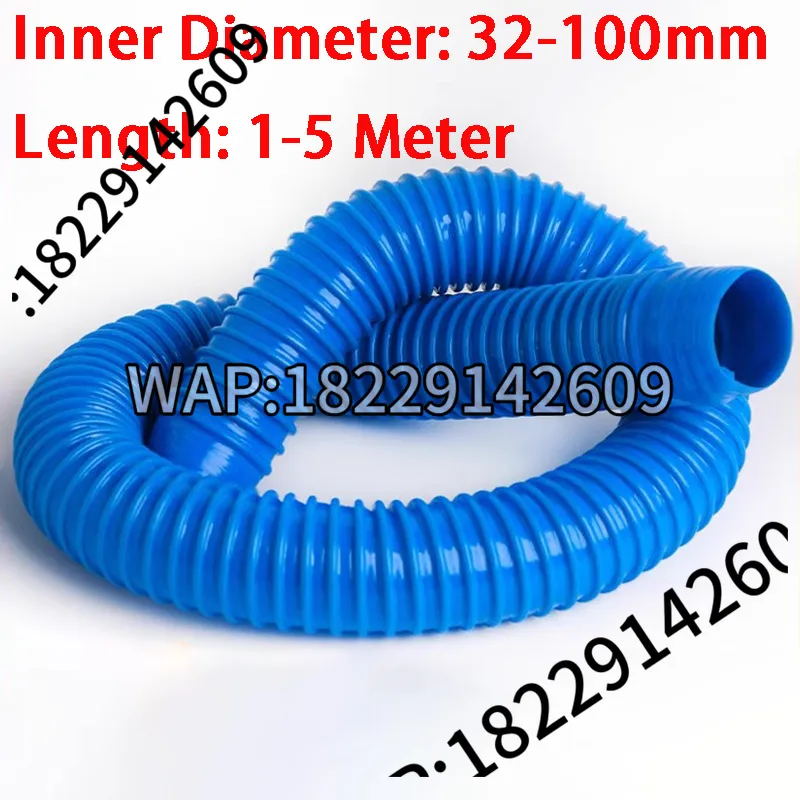 Woodworking Industries - 30-100mm Staubsaugerschlauch PVC Industrieller Staubsammel-Schlauch Holzbearbeitungs-
