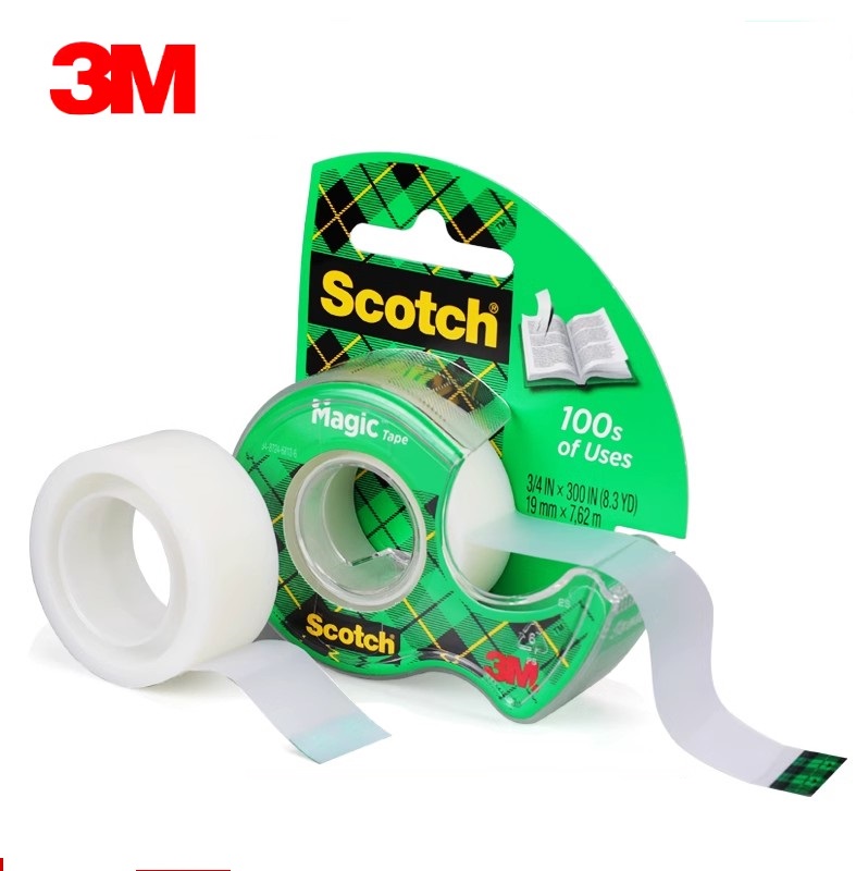 Woodworking Mask - 3M Magic Tape mit Spender, 3M