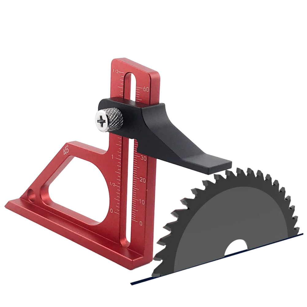 Woodworking Bandsaw - Tischkreissägen-Tiefenmesser mit metrischer und Zoll-Skala, Holzbearbeitungs-Einstellmesser,