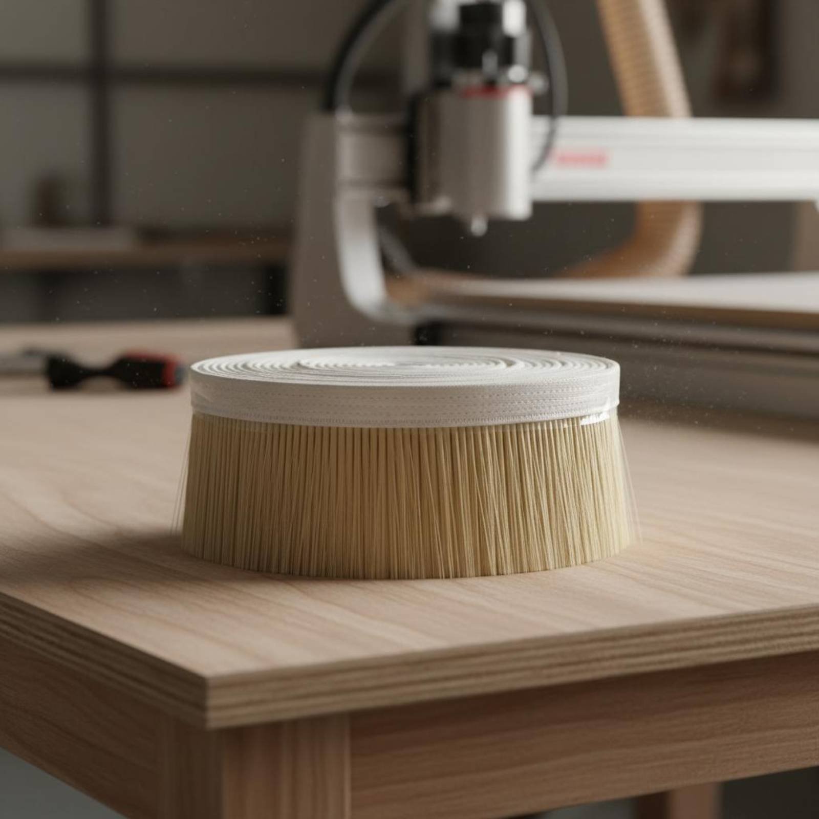 Vacuum Cleaner Woodworking - Holzbearbeitungs-Staubbürstenstreifen, staubdichter Graviermaschinen-Bürstenstreifen, dicke Borsten, verschleißfest,
