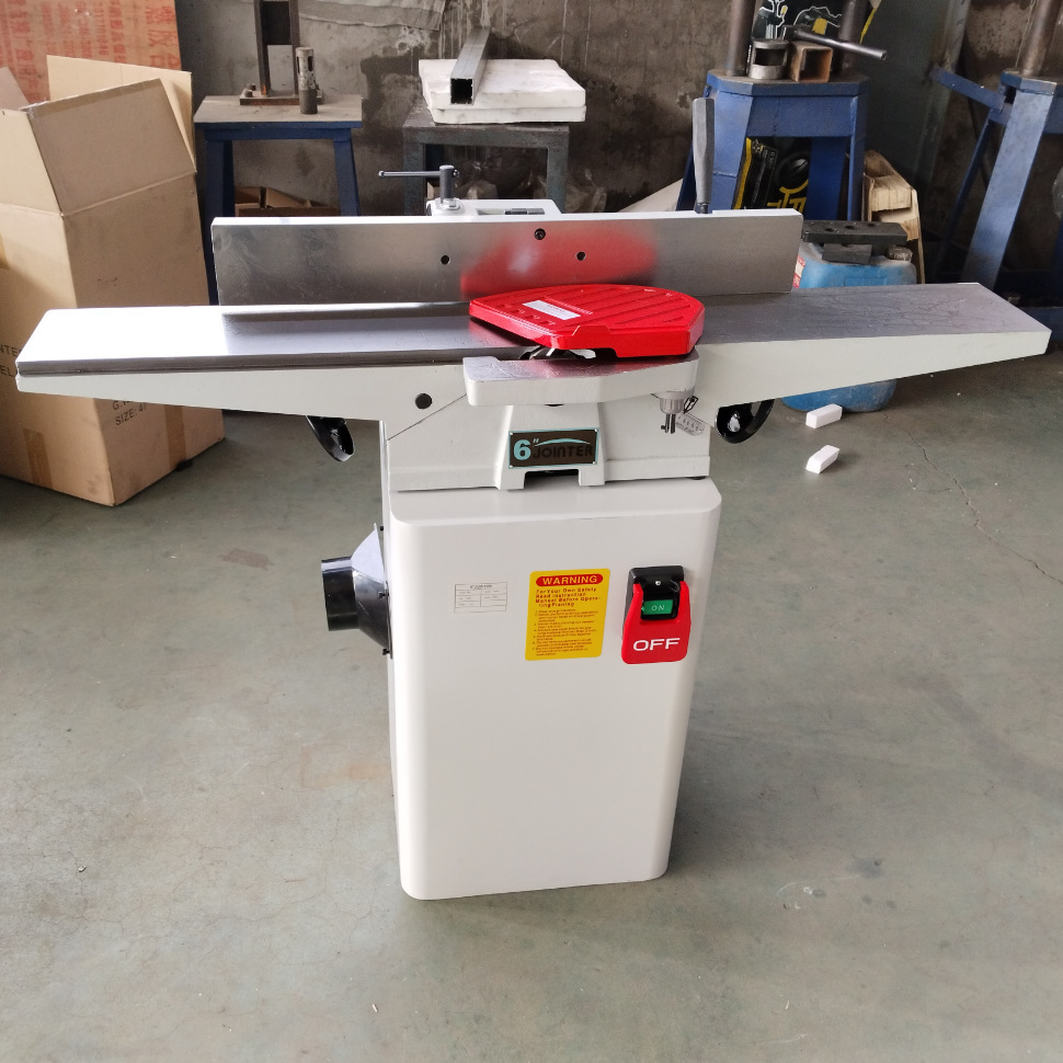 Bench Plane Jointer - 6-Zoll-Holzfräsmaschine Oberflächenhobel Tischfräsmaschine mit verstellbarem Anschlagbrett