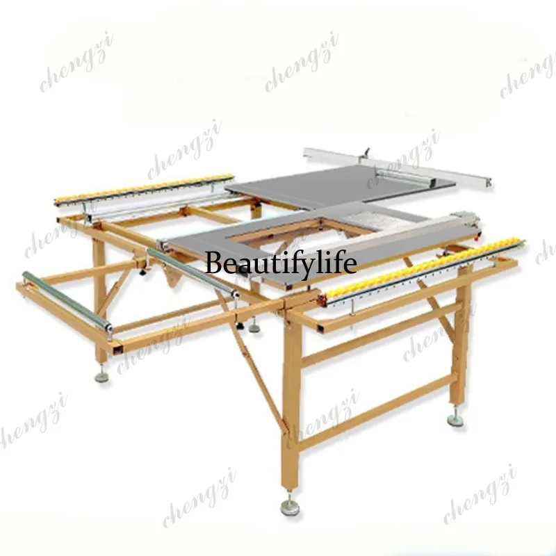 Woodworking Or Woodworking - HR Hochpräzise Holzbearbeitungs-Tischkreissäge 220V Horizontale Plattensäge