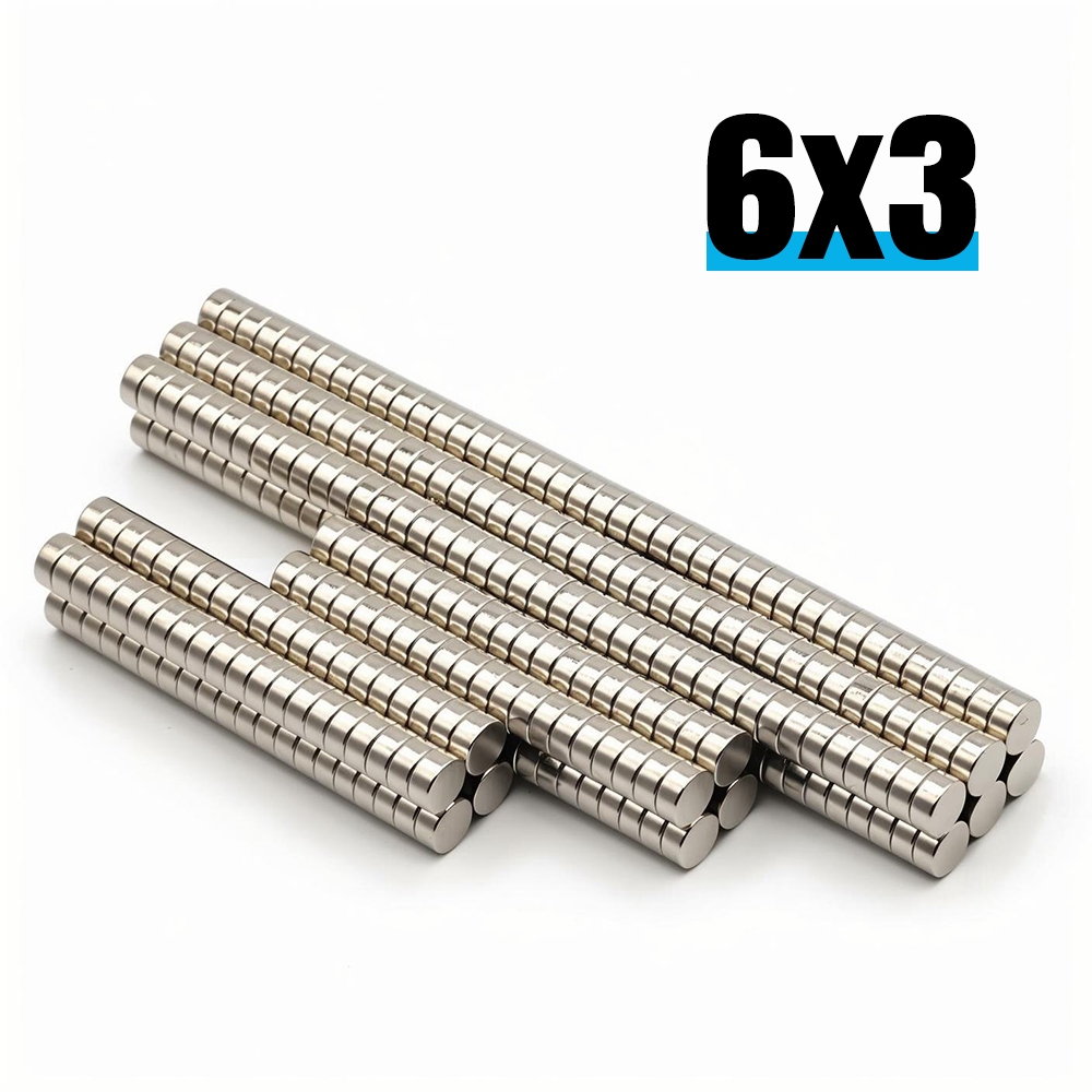 Woodworking Projects Art - Kompakter Neodym-Magnet, 6 x 3 mm,