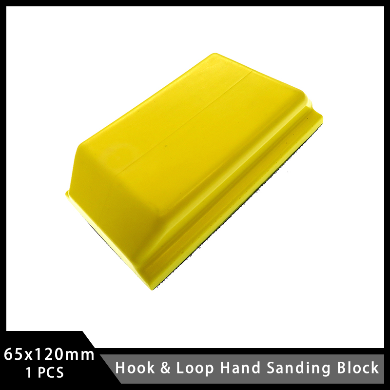 Woodworking Or Woodworking - 65 x 120 mm Klett-Handschleifblock, 1