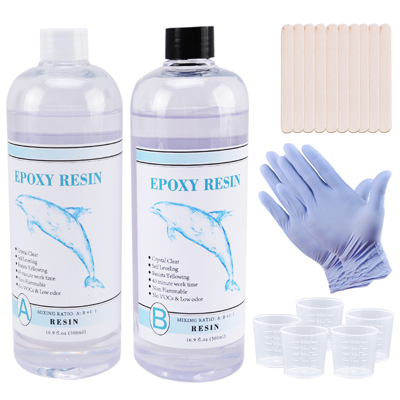 Woodworking Resin - 1:1 klares Epoxidharz, kristallklares Kunstharz, Epoxidharz,
