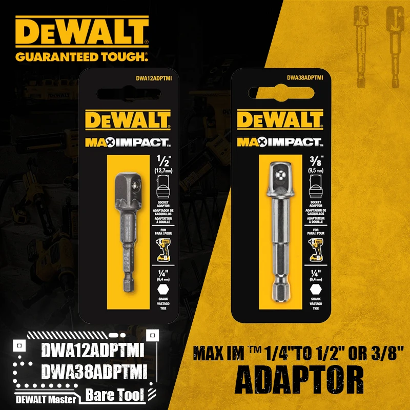 Woodworking Or Woodworking - Dewalt dwa12adptmi dwa38adptmi max impact™1/4 