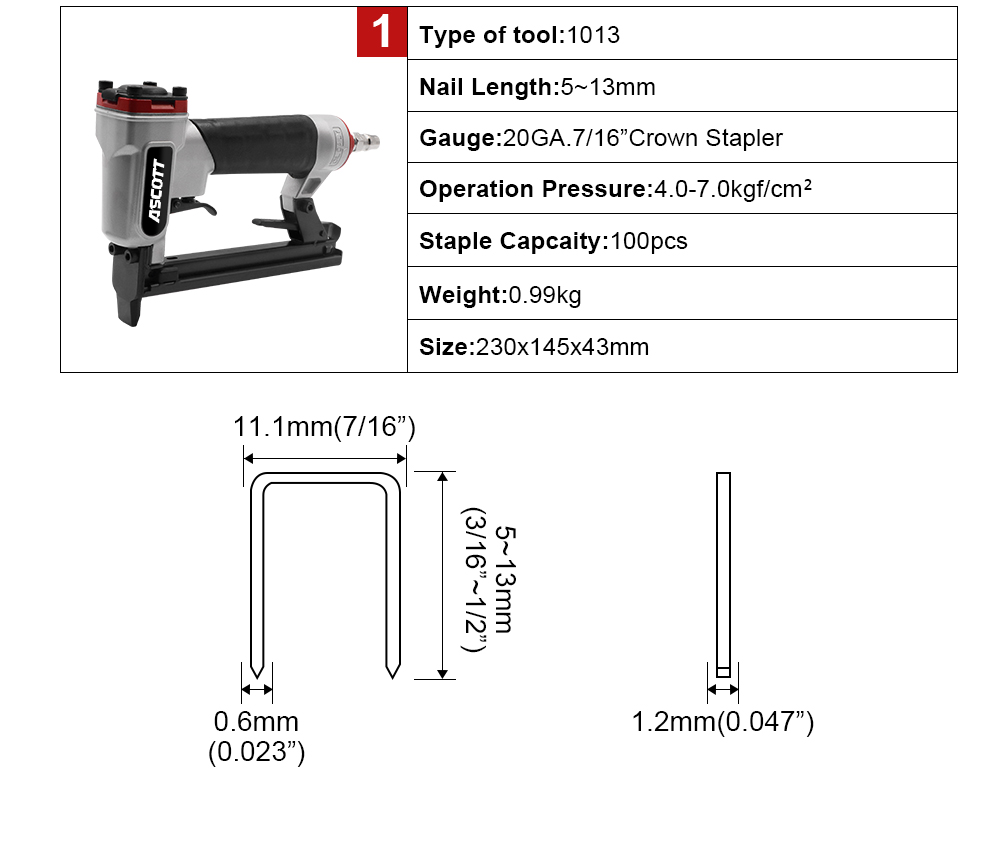 20GA 5-13mm 100 stücke 1013j I – Woodworking Industries Bewertung und Preis
