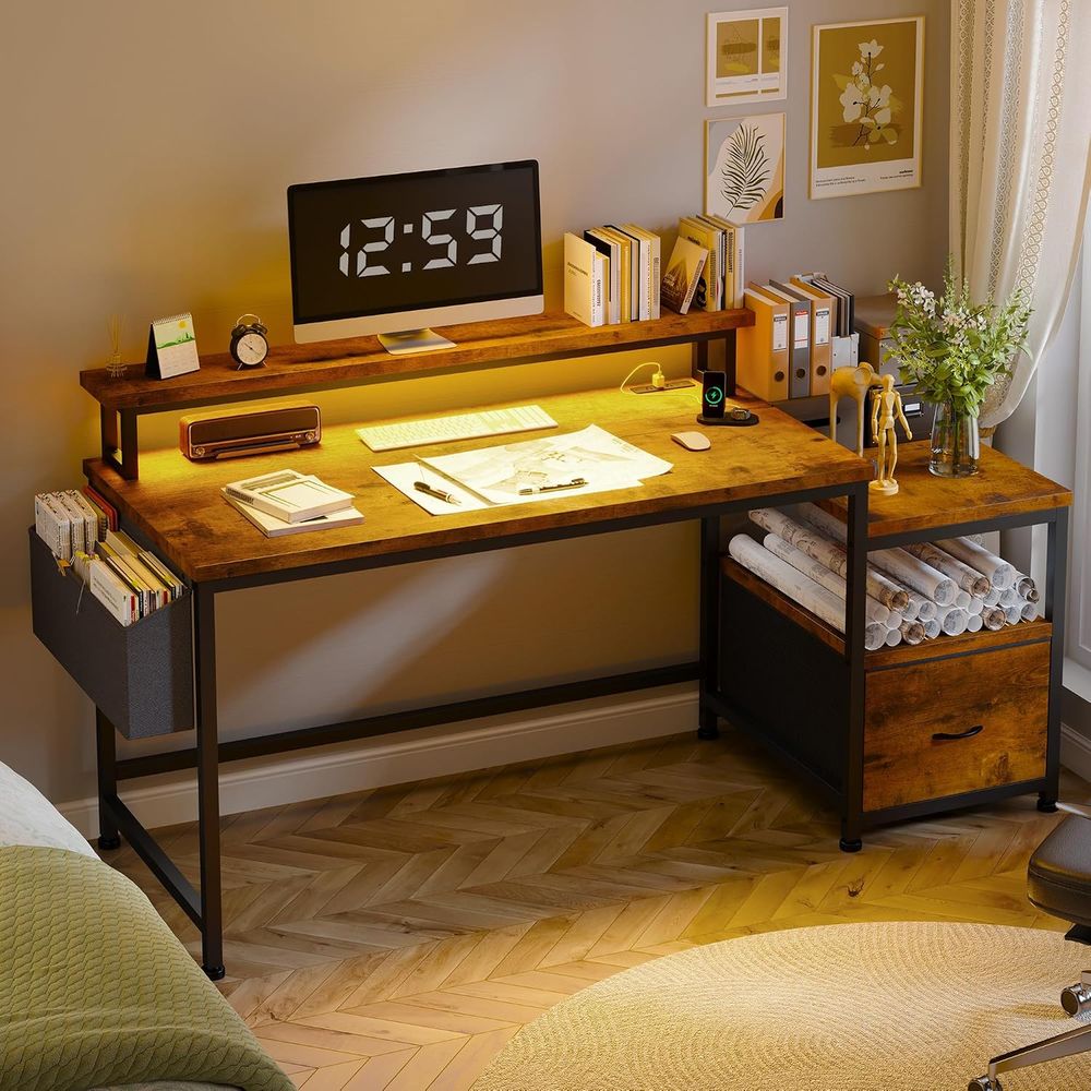 56,5-Zoll-Bürotisch mit Schrei – Woodworking Or Woodworking Bewertung und Preis