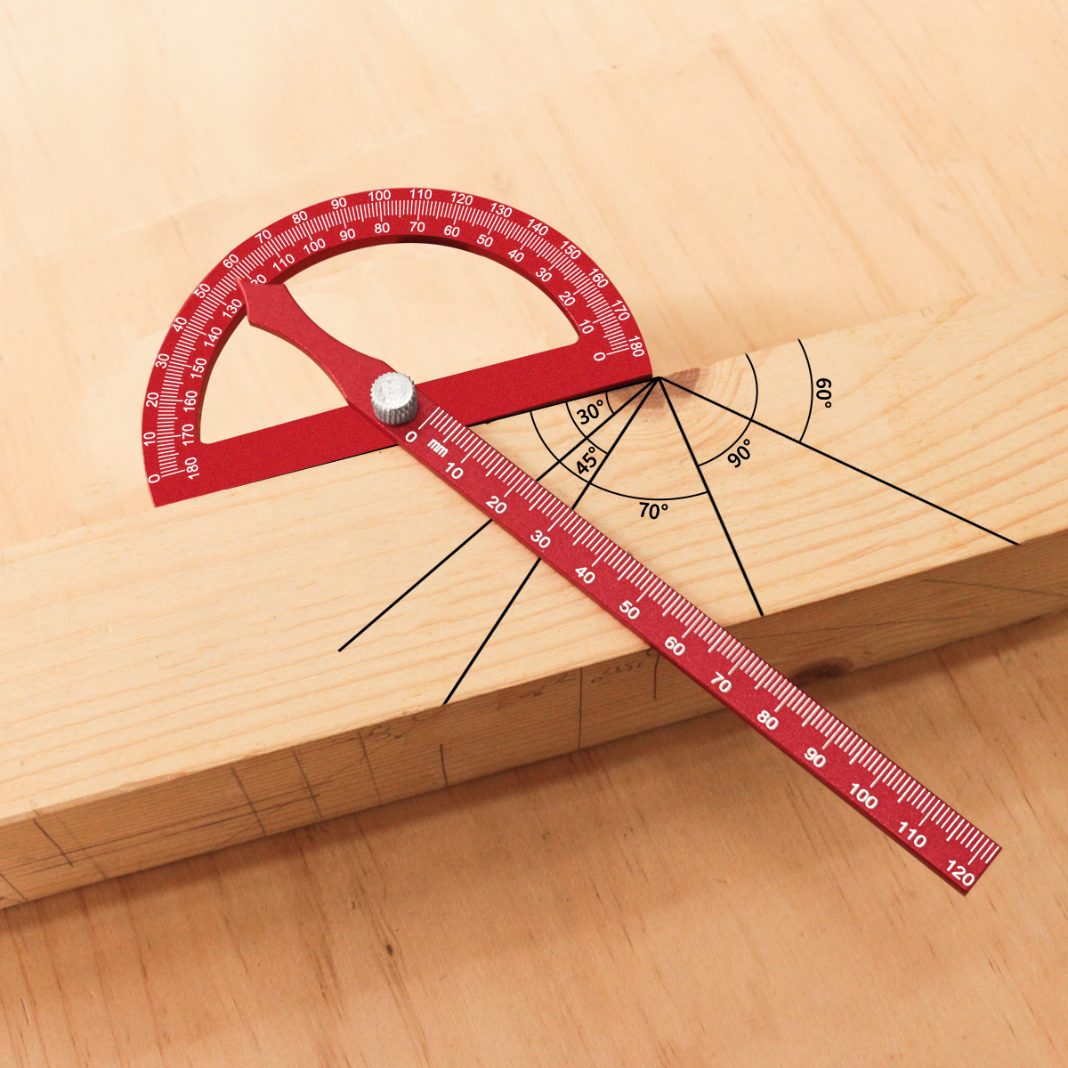 Winkelmesser aus Aluminiumlegi – Woodworking Classes Bewertung und Preis