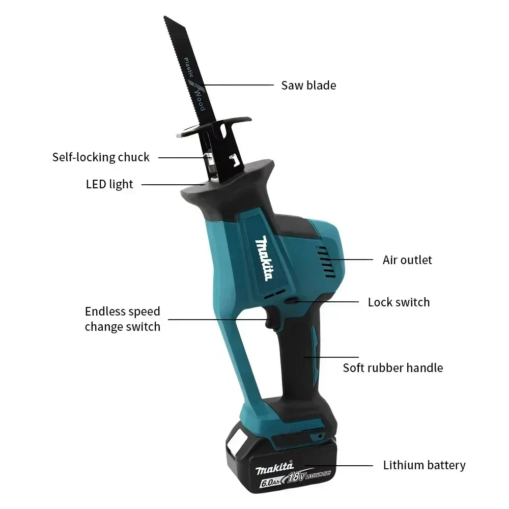Makita DJR189 18V Akku-Säbelsä – Woodworking Rasp Bewertung und Preis