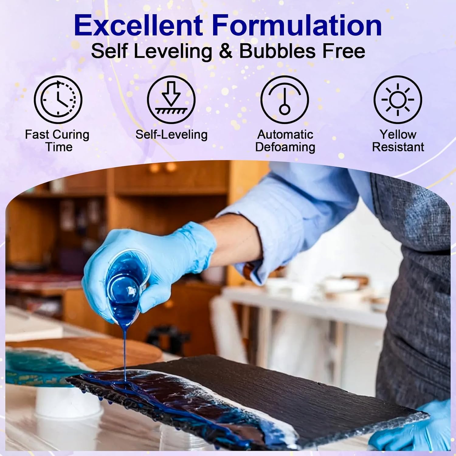 Klares Epoxidharz AB-Kleber-Hä – Woodworking Resin Bewertung und Preis