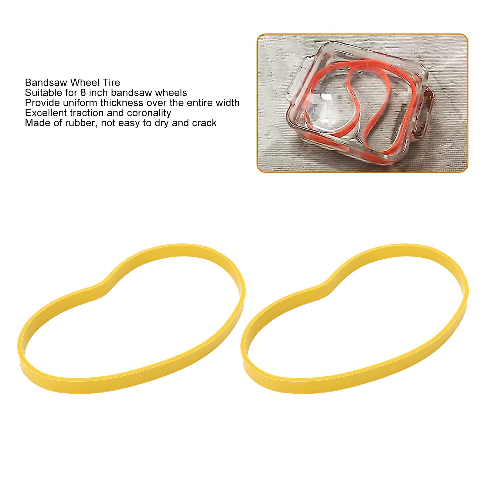 2 Stück Bands äge bänder Gummi – Woodworking Bandsaw Bewertung und Preis