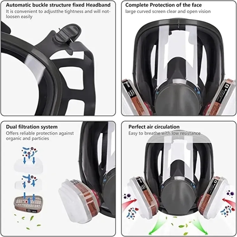 Große Größe 6800 Gasmaske Voll – Woodworking Respirator Bewertung und Preis
