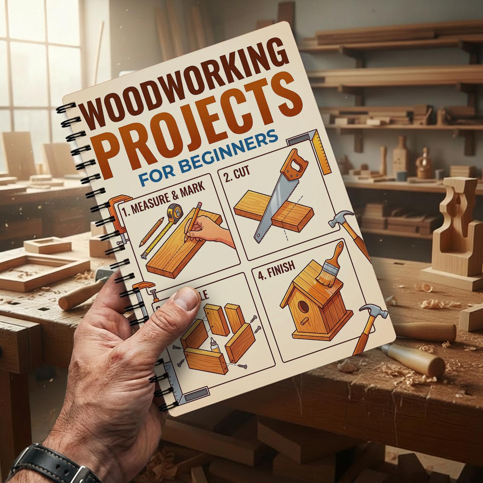 Holzbearbeitungsbuch für Anfän – Woodworking Basic Tools Bewertung und Preis
